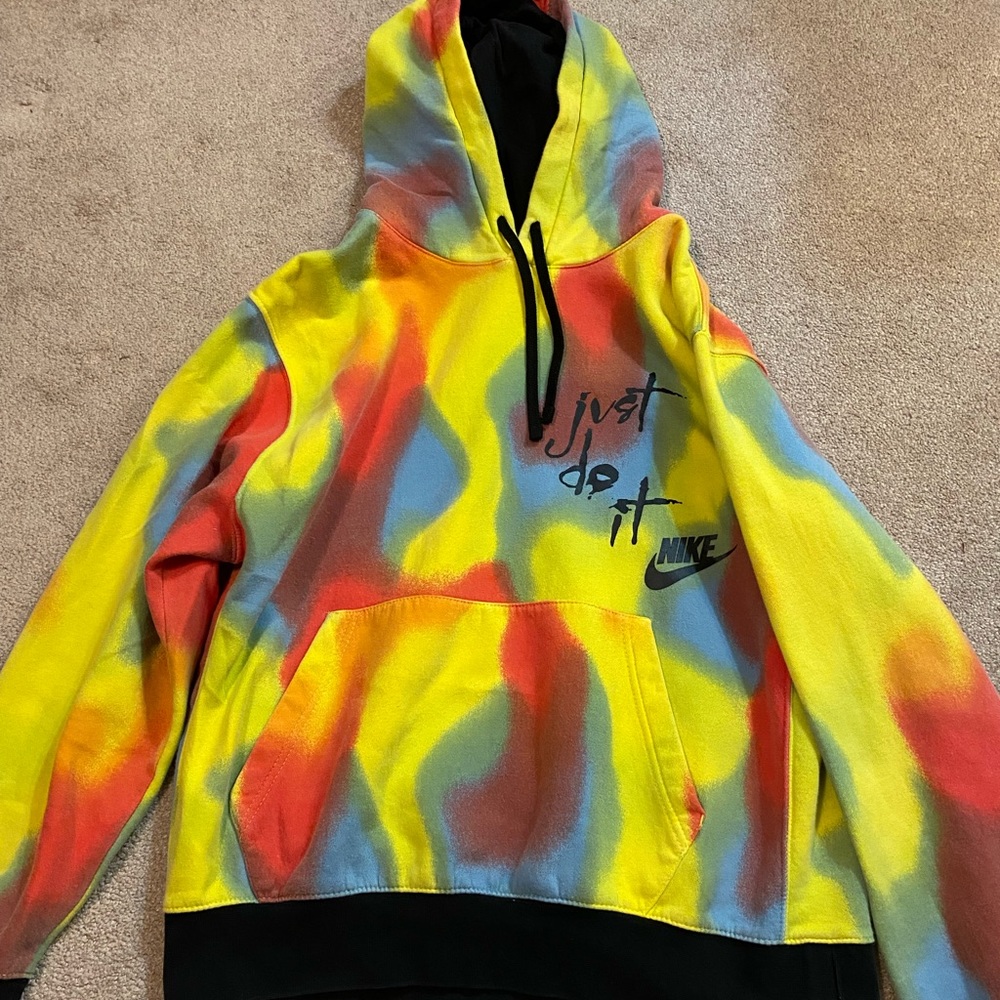 Colorful Large Nike hoodie